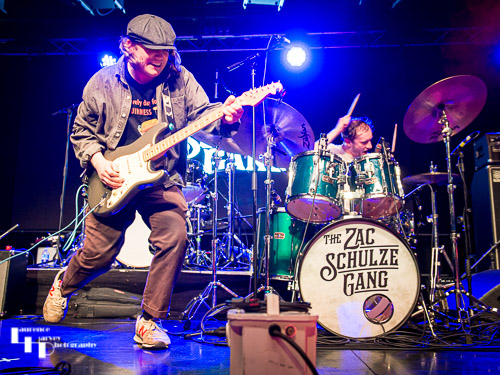 Zac Schulze on guitar, Ben Schulze on drums