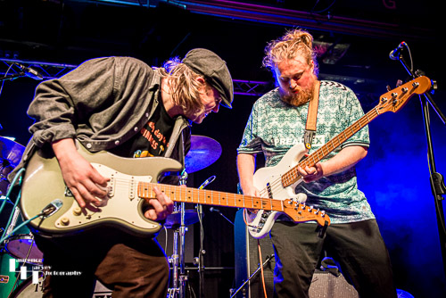 Zac Schulze on guitar, Ant Greenwell on bass