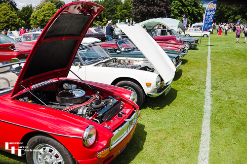 Row of classic cars
