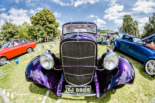 1933 Purple Ford (XJ 8888)