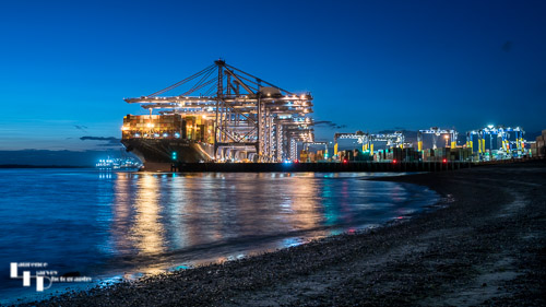 Container port at Landguard Point