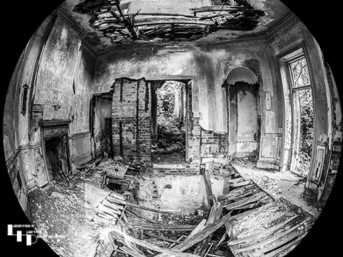 Derelict room at Rougham Hall