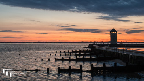 Sunset at Bateman's Tower, Brightlingsea