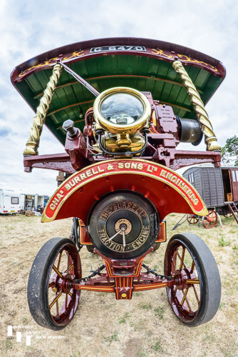 Traction Engine - Burrell Showmans Road Locomotive 3669, wide view